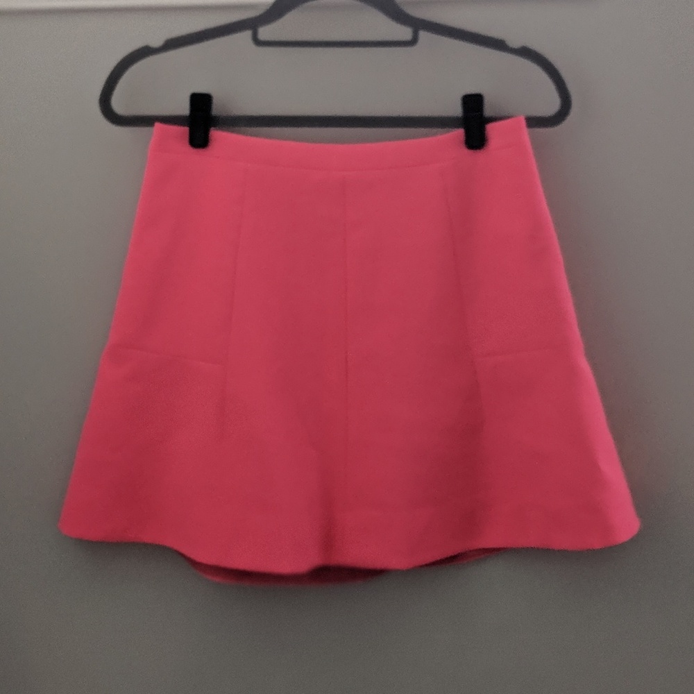 Like New J.CREW Bright pink Skirt Size 4